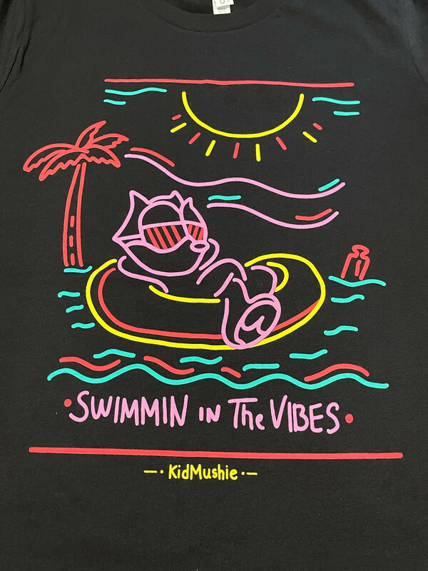 Swimmin In The Vibes T-Shirt - SMALL