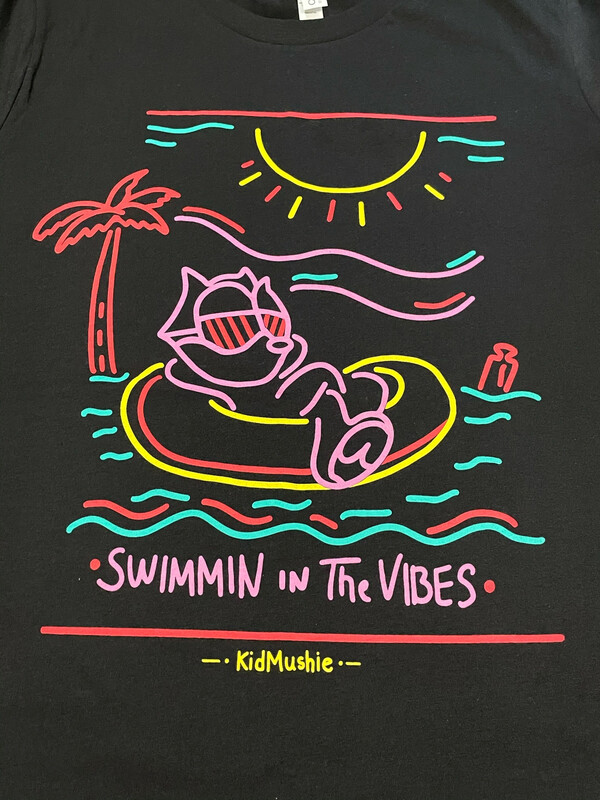 Swimmin In The Vibes T-Shirt - XL