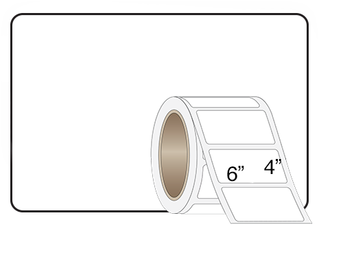 Direct Thermal Transfer 6 Direct Thermal Transfer 6" x 4" - 8" OD, 3" Core
