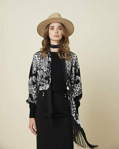 Maglione maniche animalier