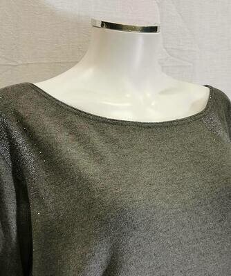 Maglia con scollo a barca