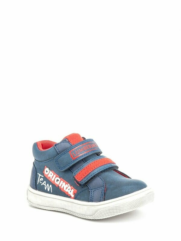 SCARPONCINO INVERNALE IN ECOPELLE APERTURA A STRAPPO