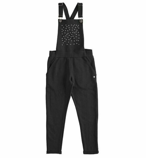 Salopette bimba con piccole borchie SARABANDA