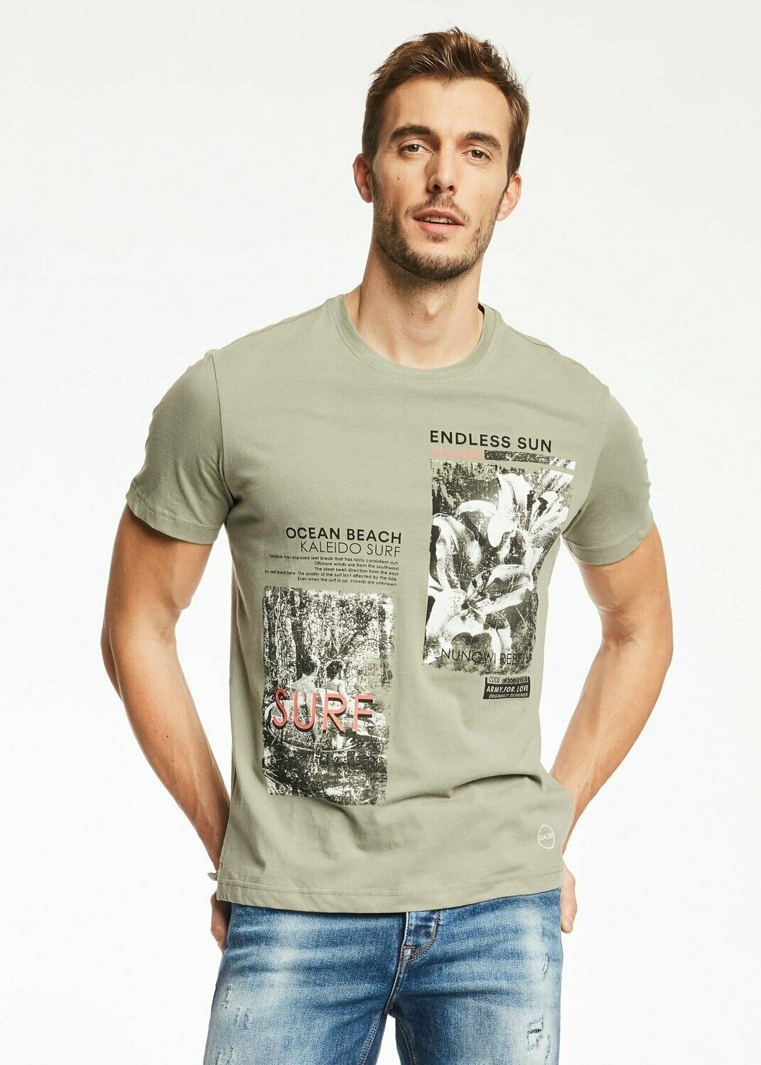 T-shirt con stampa fotografica