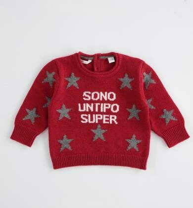 MAGLIONCINO "SONO UN TIPO SUPER" MINIBANDA BIMBO