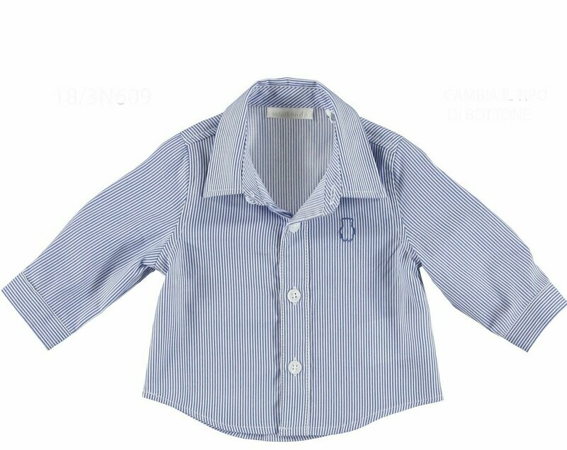 Camicia A Righe Neonato Minibanda