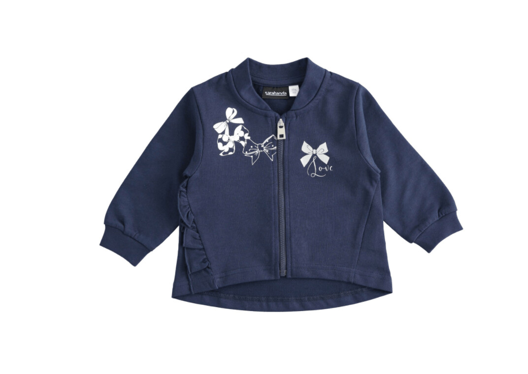 FELPA CON ZIP BIMBA SARABANDA