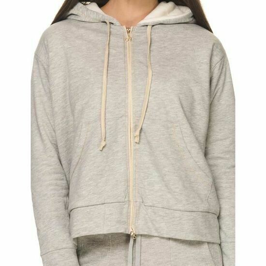FELPA CORTA CON ZIP