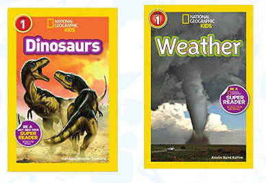 Dinosaurs and Weather - National Geographic Set (7 -9 Years) - استعارة فقط لأعضاء  نادى اى بى ويف للعلوم و التكنولوجيا