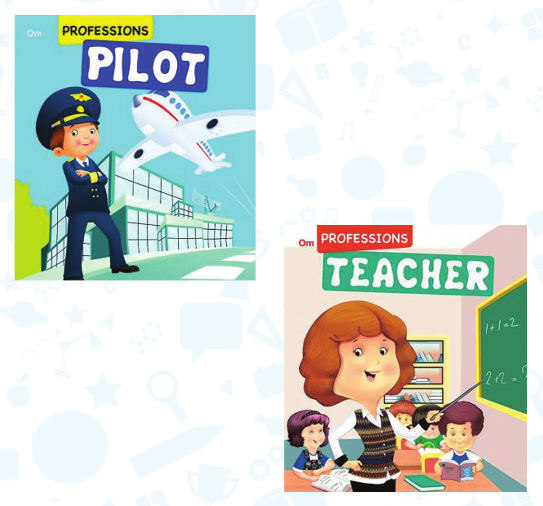 Professions Set 1 (Pilot and Teacher) (5-9 Years) - استعارة فقط لأعضاء  نادى اى بى ويف للعلوم و التكنولوجيا