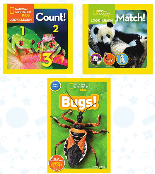 Count, Match, and Bugs- National Geographic Set (0-3 Years) - استعارة فقط لأعضاء  نادى اى بى ويف للعلوم و التكنولوجيا