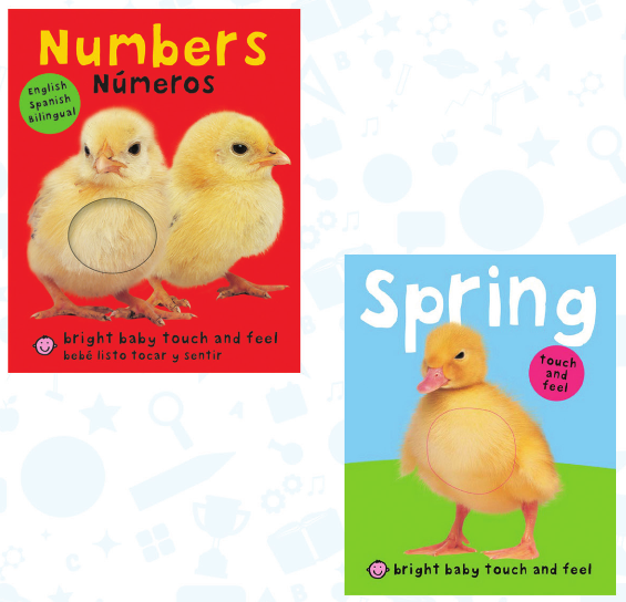 Touch and Feel - Set 2 -  (2 Hard Books) (0-3 Years) - استعارة فقط لأعضاء  نادى اى بى ويف للعلوم و التكنولوجيا