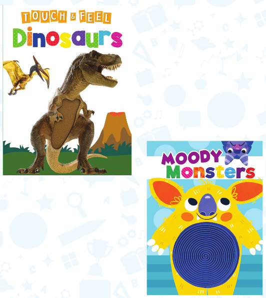 Touch and Feel - Set 5 -  (2 Hard Books) (0-3 Years) - استعارة فقط لأعضاء  نادى اى بى ويف للعلوم و التكنولوجيا