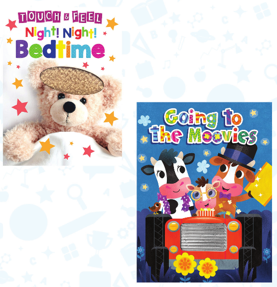Touch and Feel - Set 3 -  (2 Hard Books) (0-3 Years) - استعارة فقط لأعضاء  نادى اى بى ويف للعلوم و التكنولوجيا
