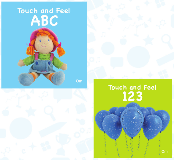 Touch and Feel - Set 7 -  (2 Hard Books) (0-3 Years) - استعارة فقط لأعضاء  نادى اى بى ويف للعلوم و التكنولوجيا