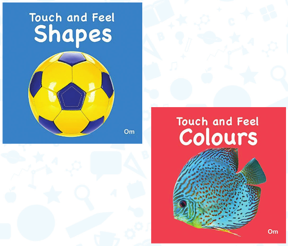 Touch and Feel - Set 8 -  (2 Hard Books) (0-3 Years) - استعارة فقط لأعضاء  نادى اى بى ويف للعلوم و التكنولوجيا