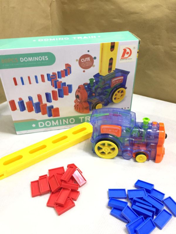 Dominoes Train  كود اللعبة(IPCD159)+ باس ويف استعارة فقط لأعضاء نادى اى بى ويف للعلوم و التكنولوجيا (8-3years)