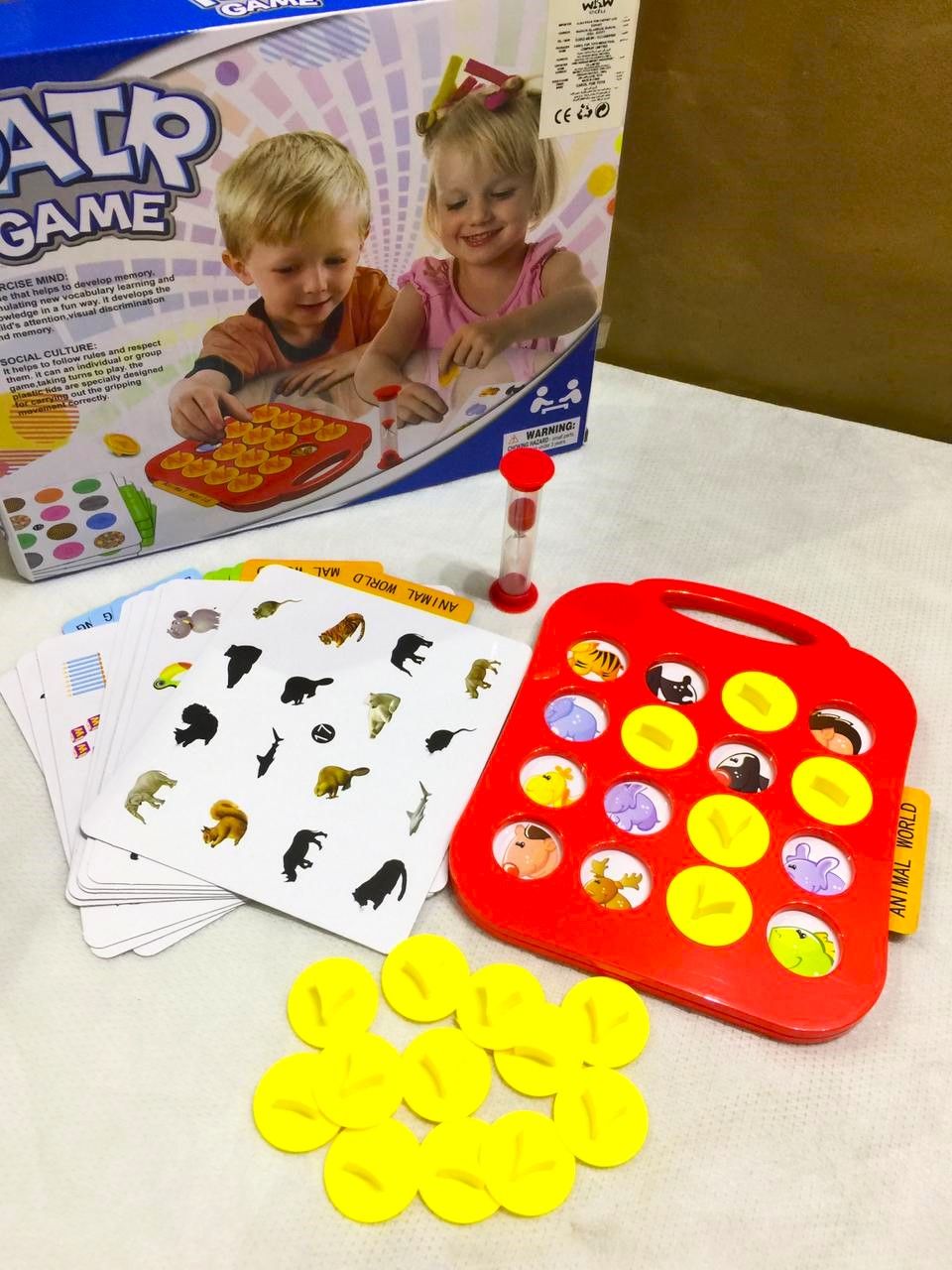 Pair Game for Kids - Multi Color كود اللعبة(IPCP163)+ باس ويف استعارة فقط لأعضاء نادى اى بى ويف للعلوم و التكنولوجيا (8-3years)