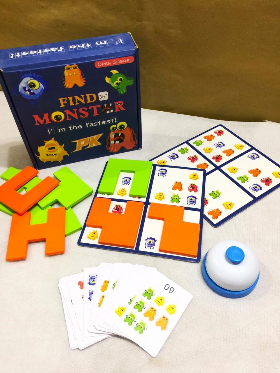 Find Monster  كود اللعبة(IPCF166)+ باس ويف استعارة فقط لأعضاء نادى اى بى ويف للعلوم و التكنولوجيا (15-3years)