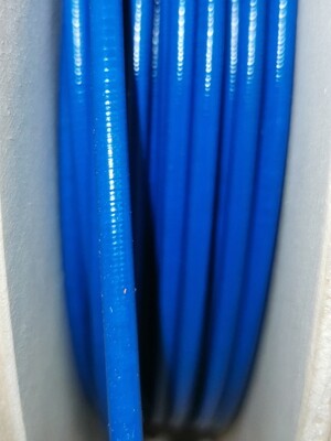 Bowdenzug Spirale 2,5mm innen 4,8mm außen Blau