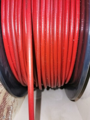 Bowdenzug Spirale 3,0mm innen 5,3mm außen Rot