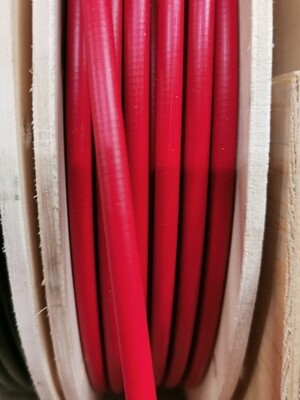 Bowdenzug Spirale 4,0mm innen 6,5mm außen Rot