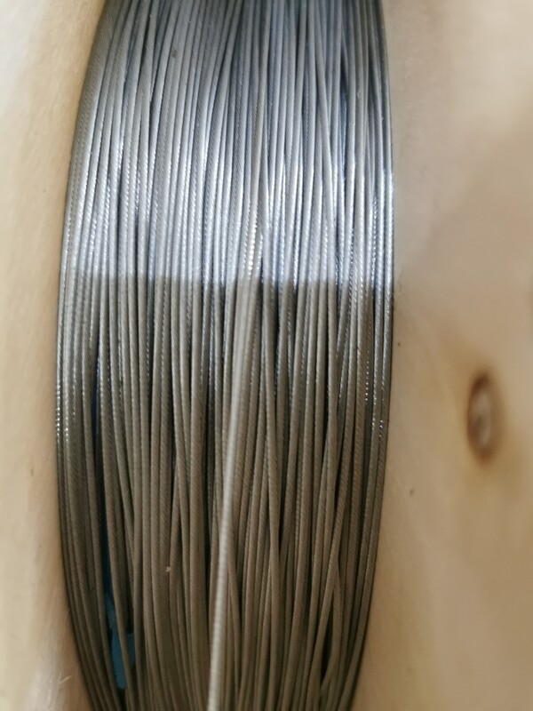 Bowdenzug Kabel 1,0mm Verzinkt 1x19 Bowdenzug Kabel 1,0mm Verzinkt 1x19