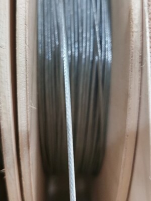 Bowdenzug Kabel 2,0mm Verzinkt 1x19