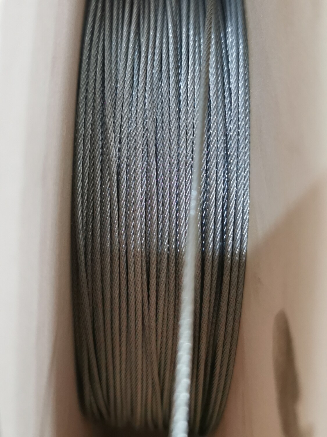 Bowdenzug Seil 1,5mm Verzinkt 7x7