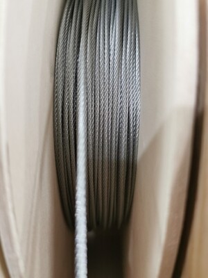 Bowdenzug Seil 2,0mm Verzinkt 7x7