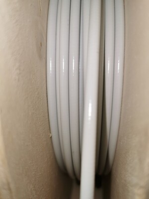 Bowdenzug Spirale 2,2mm innen 5,0mm außen Weiß mit innenrohr