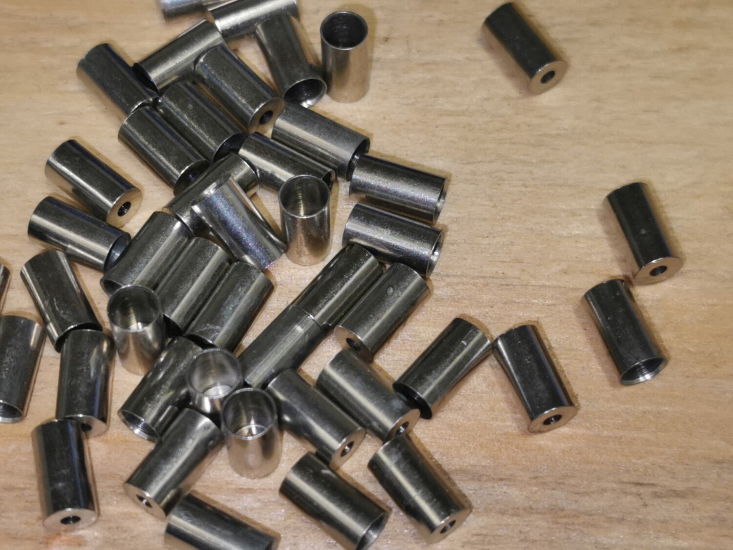 Endhülse Messing vernickelt 4,3mm innen