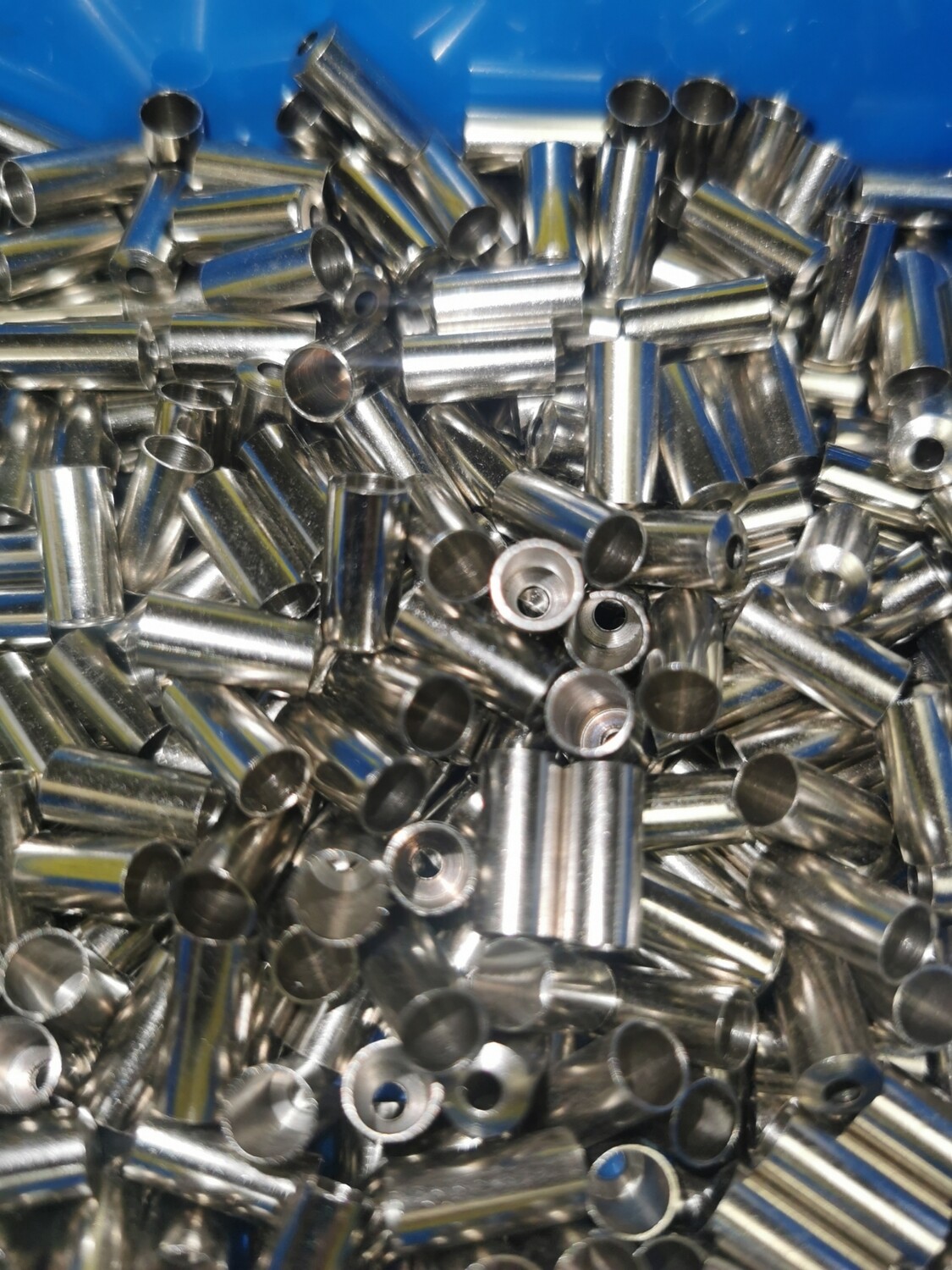 Endhülse Messing vernickelt 4,8mm innen