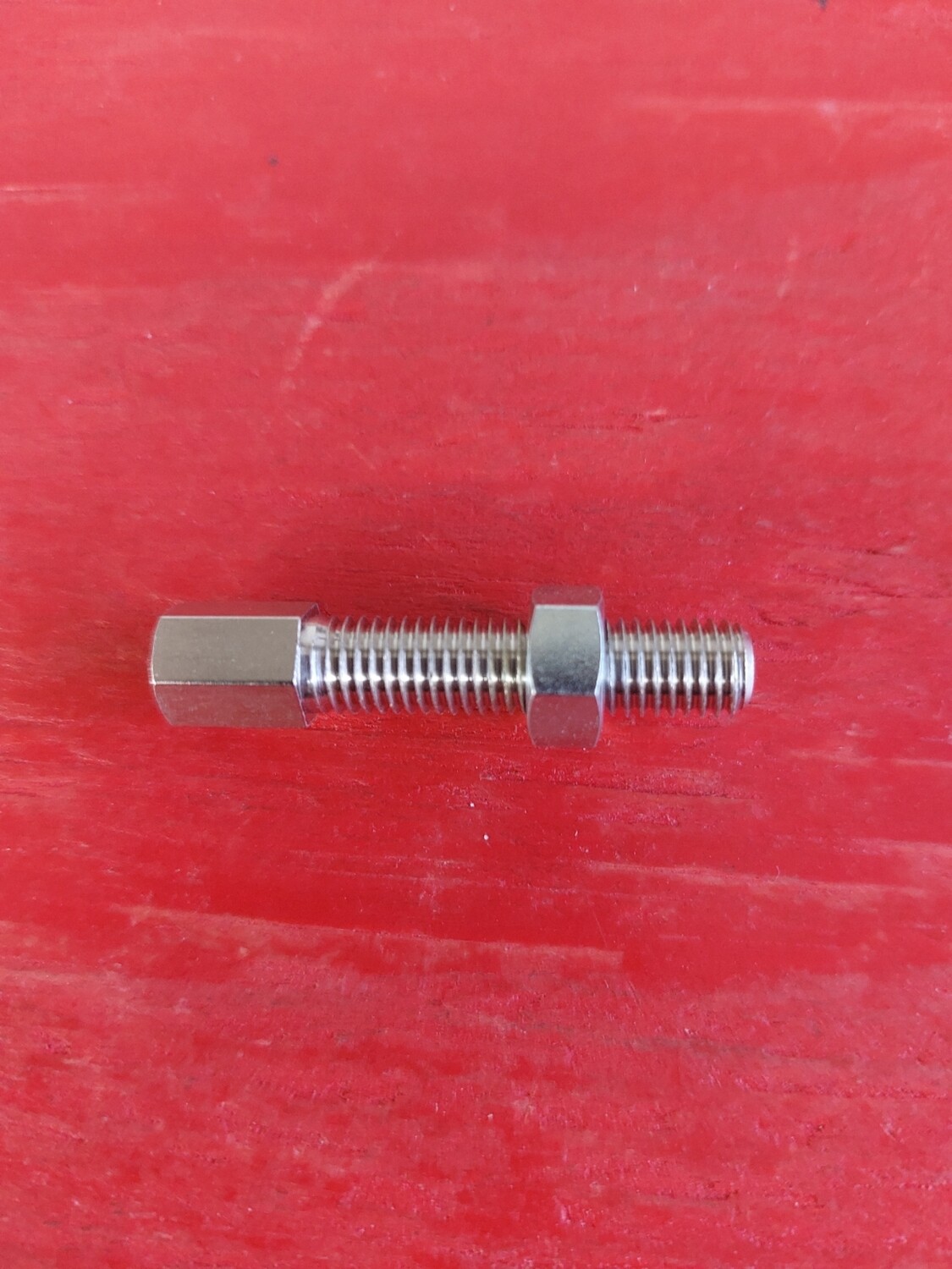 Stellschraube M7x30 Messing vernickelt 