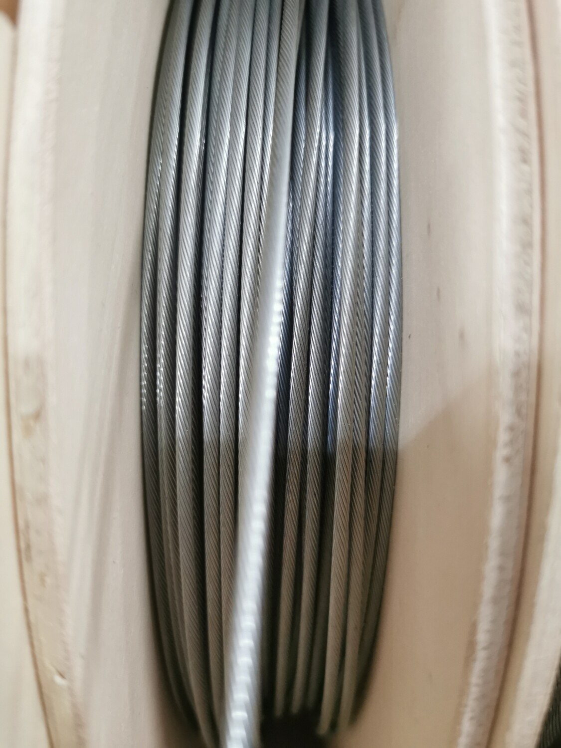 Bowdenzug Kabel 2,5mm Verzinkt 1x19 Bowdenzug Kabel 2,5mm Verzinkt 1x19