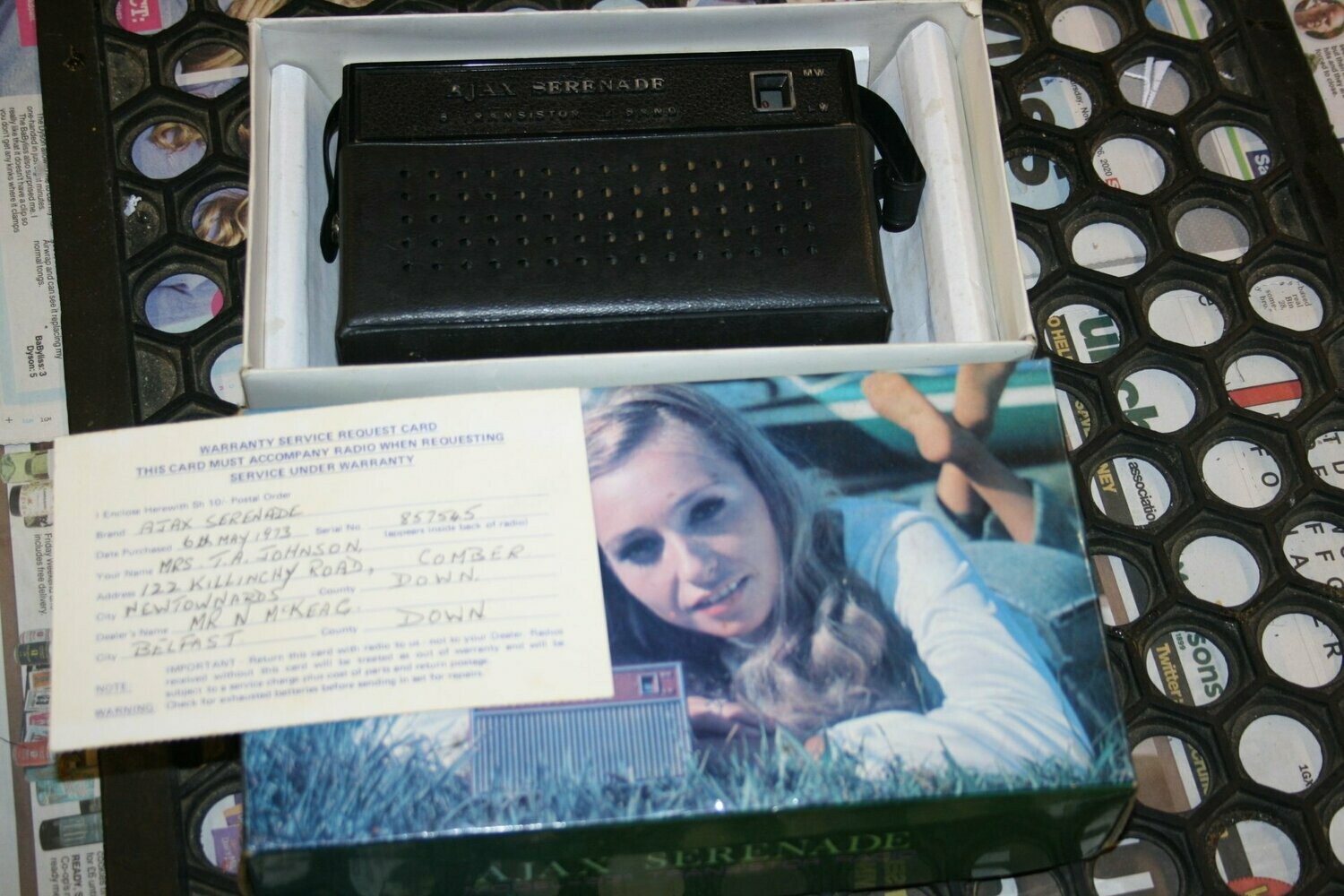 Ajax Serenade Portable (boxed) 1973 (SOLD)