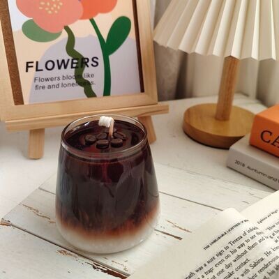 Milk Cap Coffee Iced American Black Coffee Scented Candle