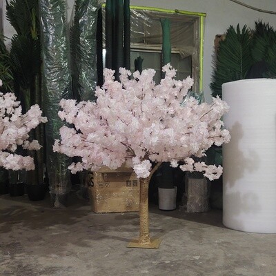 1 Meter Four Fork Light Pink Cherry Blossom Tree