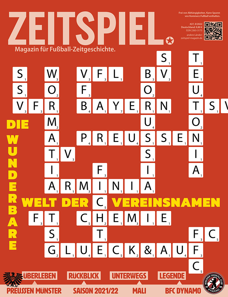 Heft #27: Die wunderbare Welt der Vereinsnamen (Versand ab 28.07.22)