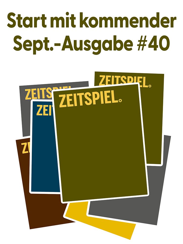 Dauerabo (ab September-Ausgabe #40, Preis pro Jahr)