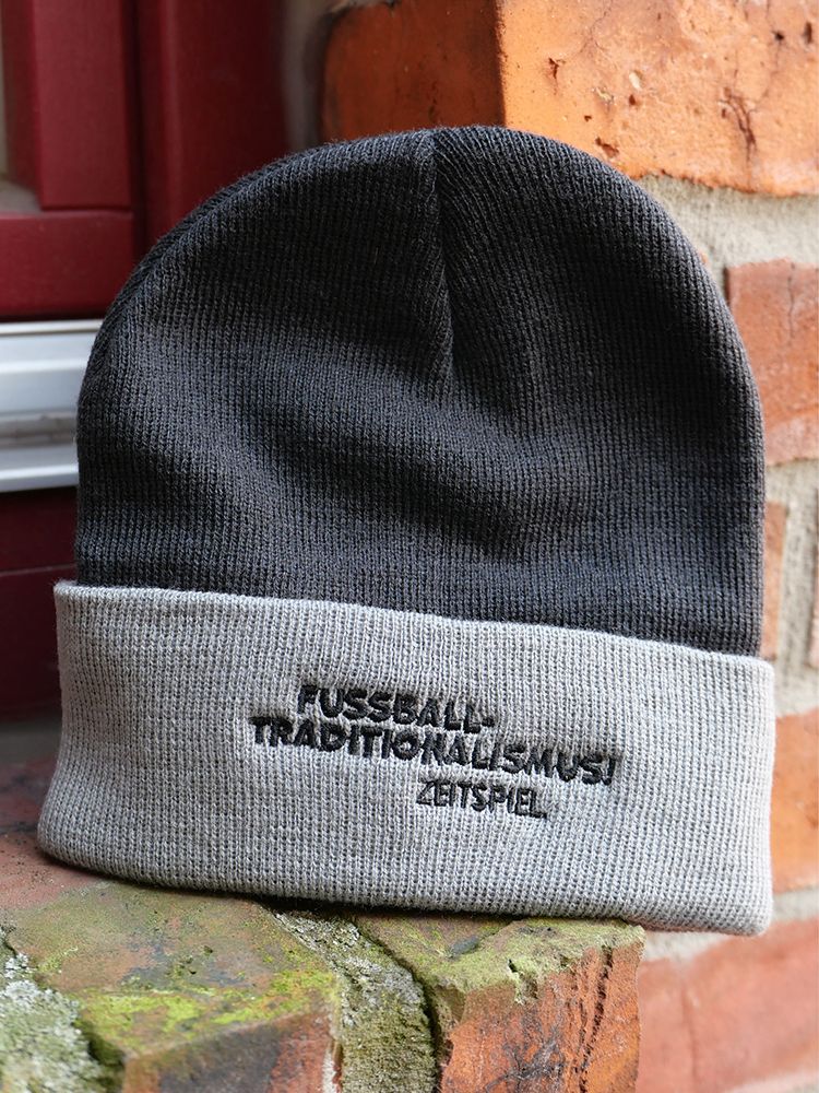 ZEITSPIEL-Beanie anthrazit/grau
