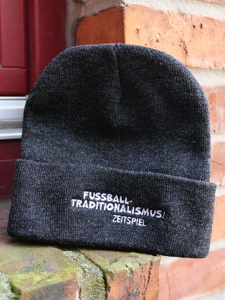 ZEITSPIEL-Beanie dunkelgrau