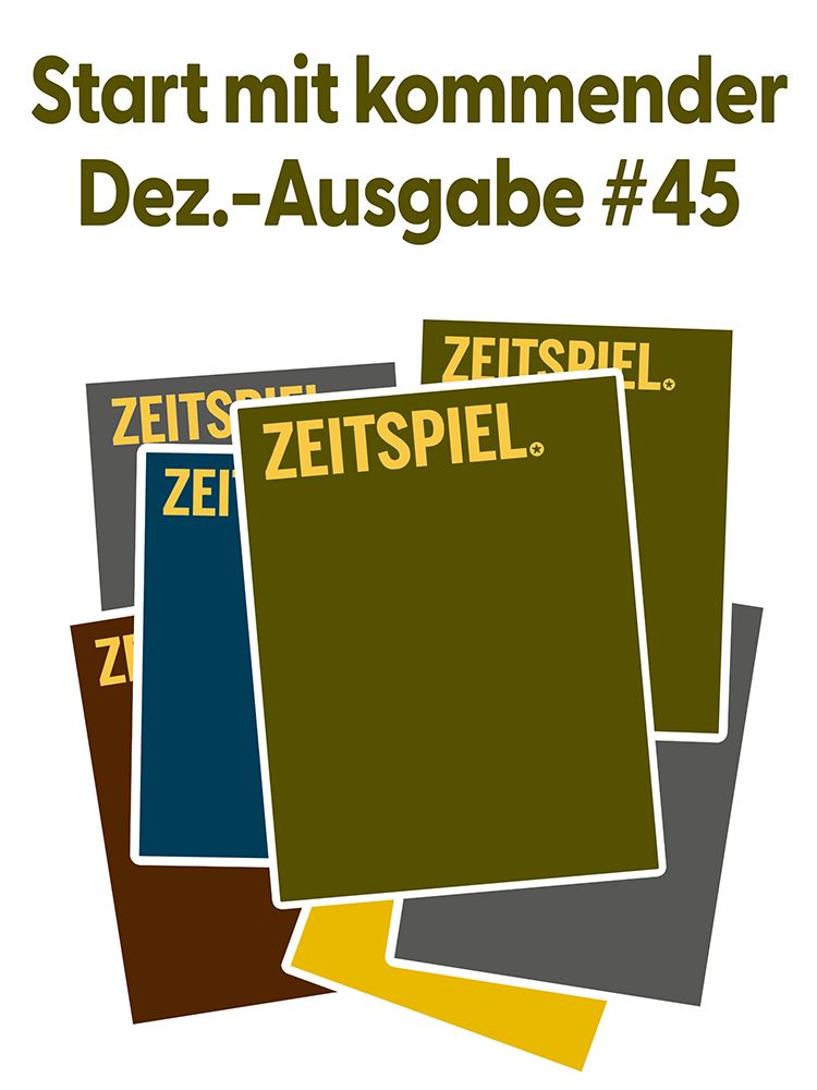 Dauerabo (ab Dezember-Ausgabe #45, Preis pro Jahr)