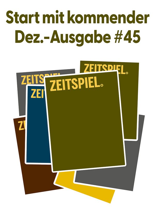 Dauerabo (ab Dezember-Ausgabe #45, Preis pro Jahr)