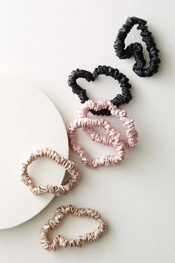 Satin ponytail holder set