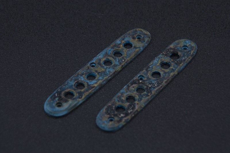 93mm Brass Scales Shipwrecked Patina