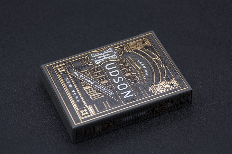Theory11 Black Hudson Playing Cards