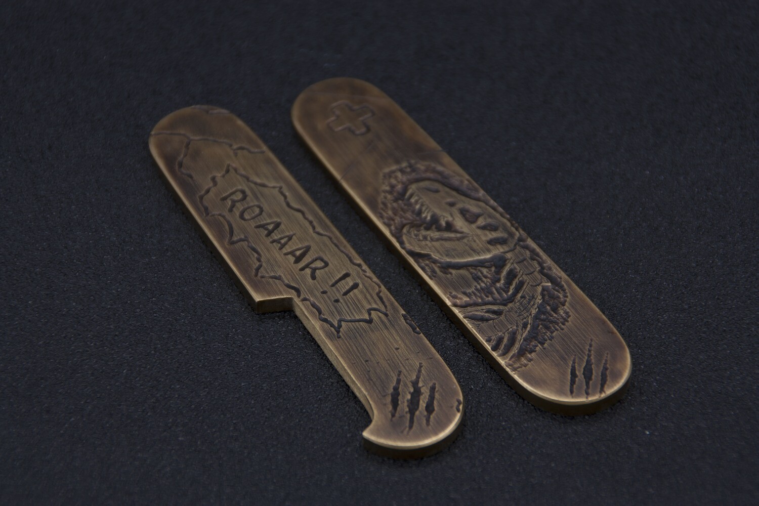 91mm Brass Replacement Scales &quot;Dinosaur&quot;