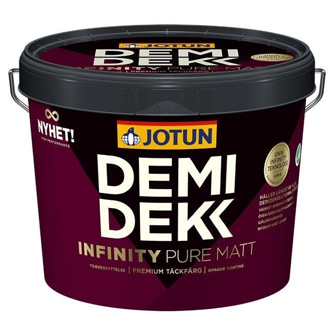 JOTUN DEMIDEKK INFINITY PURE MATT getönt - deckend matte Holzfarbe f. außen - 10,00 l