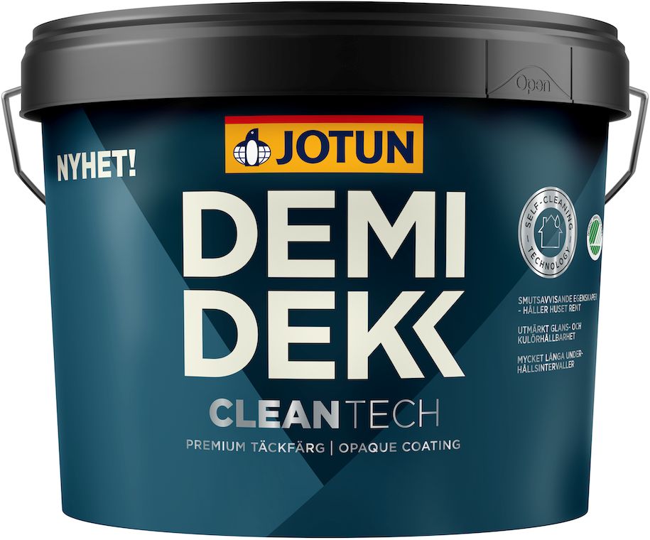 JOTUN DEMIDEKK Cleantech  getönt - deckende Holzfarbe f. außen - 3,0 l